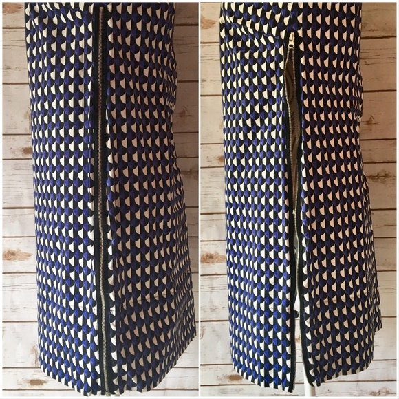 J.Crew Jet-Set Geo Shift Dress Size 2 - Picture 5 of 9